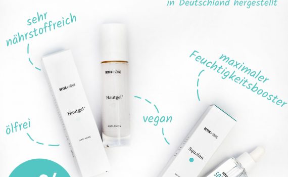 Geschenkidee: Hochwirksame vegane Kosmetik von Beyer & Söhne. Tierversuchsfrei, mikroplastikfrei und in Deutschland produziert. 15% Gutscheincode