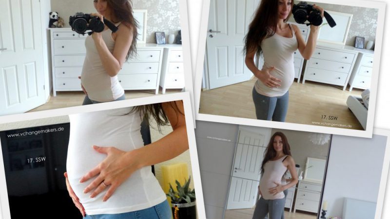 Es geht los: 17. SSW – der Babybauch wächst! – mit Fotos