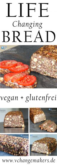 Rezept für das Life Changing Bread - Glutenfreies Brot ohne Mehl - Zubereitung in 10 Minuten - viele Ballaststoffe - gesund - reichhaltig - vegan!