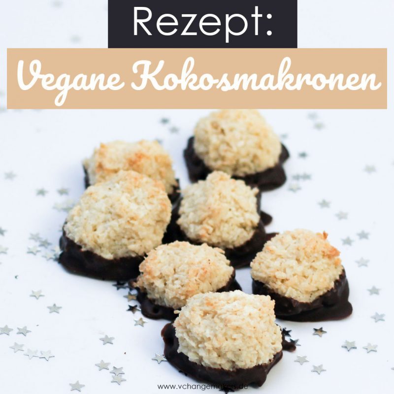 3 einfache Rezepte für vegane Weihnachtsplätzchen: Vegane Vanillegipferl, Ausstechplätzchen und unschlagbar leckere Kokosmakronen/Kokosflocken