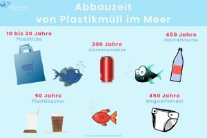 abbauzeit plastik im meer