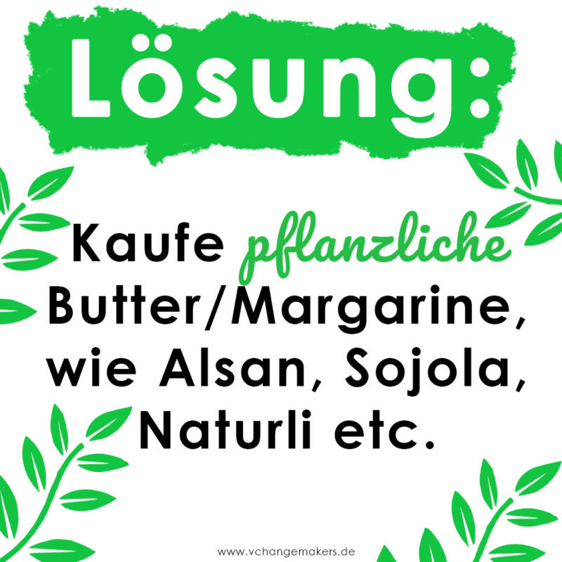 Butter killt unser Klima! Die Haltung und Futterproduktion der Kühe lässt Unmengen an CO2 und Methan entstehen. Doch es gibt eine einfache Lösung