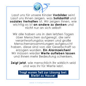 Der Corona Virus kursiert in Windeseile um die Welt und fordert unschuldige Menschenopfer. Die Regierung ruft zum sozialen Abstand auf. #wirbleibenzuhause