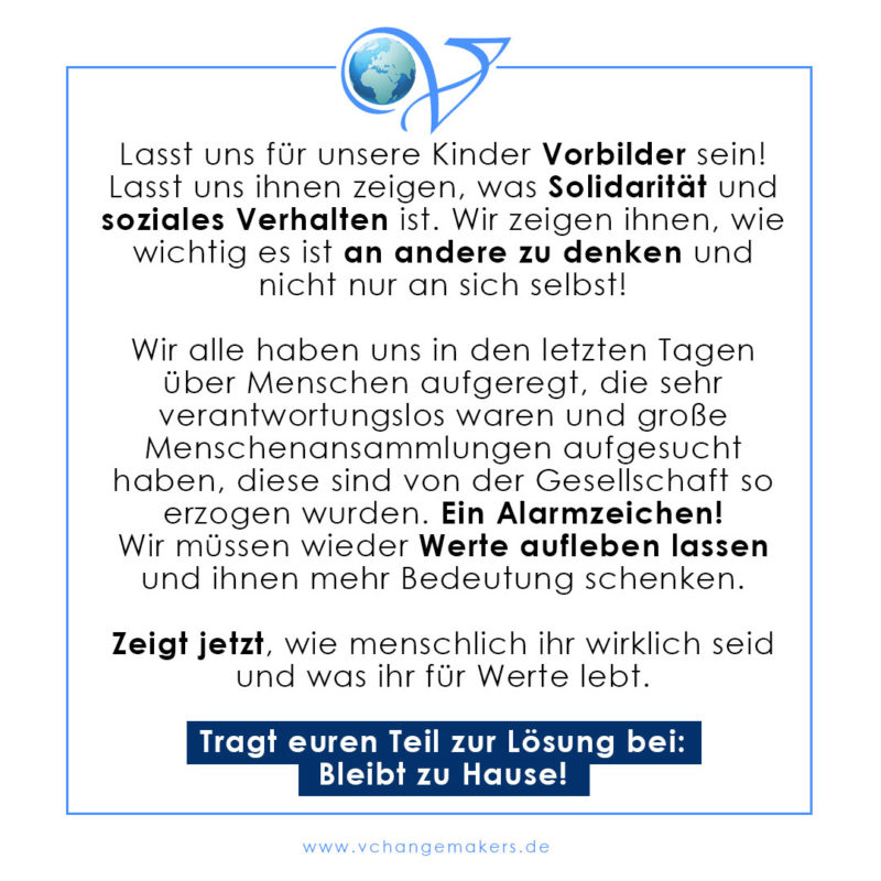 Der Corona Virus kursiert in Windeseile um die Welt und fordert unschuldige Menschenopfer. Die Regierung ruft zum sozialen Abstand auf. #wirbleibenzuhause