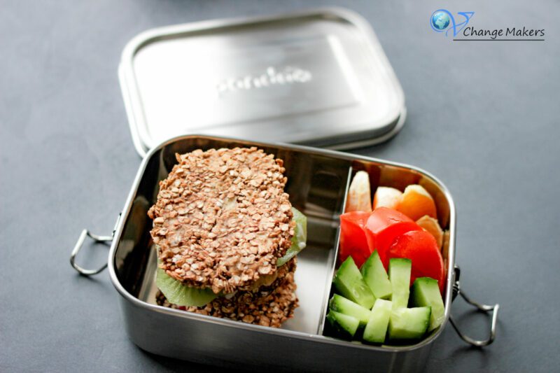 Leckere vegane und vollwertige Frühstücksideen und Inspirationen für Kinder Lunchboxen z. B. Kindergarten - nachhaltige Lunchboxen von pandoo