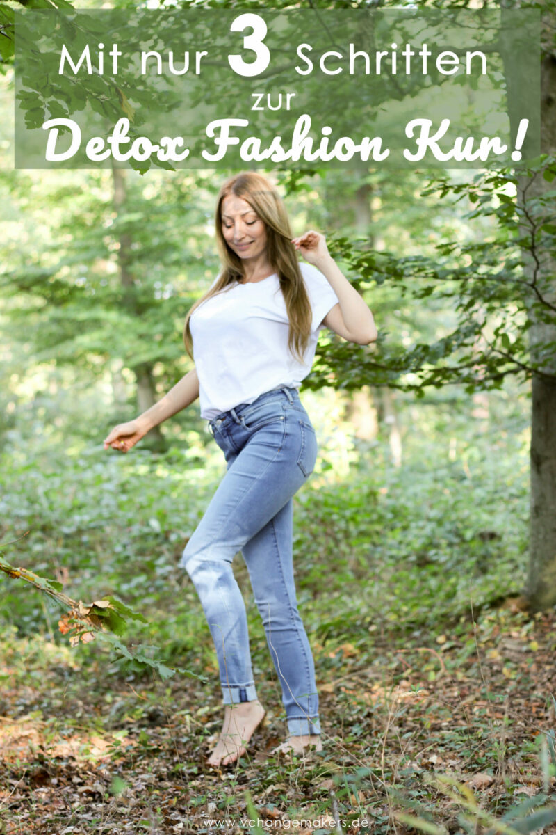 Weg von Fast Fashion hin zur giftfreien Fair Fashion von ArmedAngels! In 3 Schritten zur mehr Nachhaltigkeit in deinem Kleiderschrank. DetoxDenim