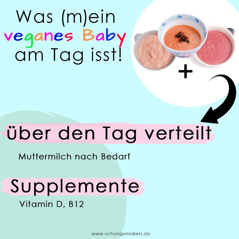 Vegane Beikost leicht gemacht! Schau was mein veganes Baby am Tag isst - Vegane Babybreie für den ganzen Tag + wichtige Tipps!