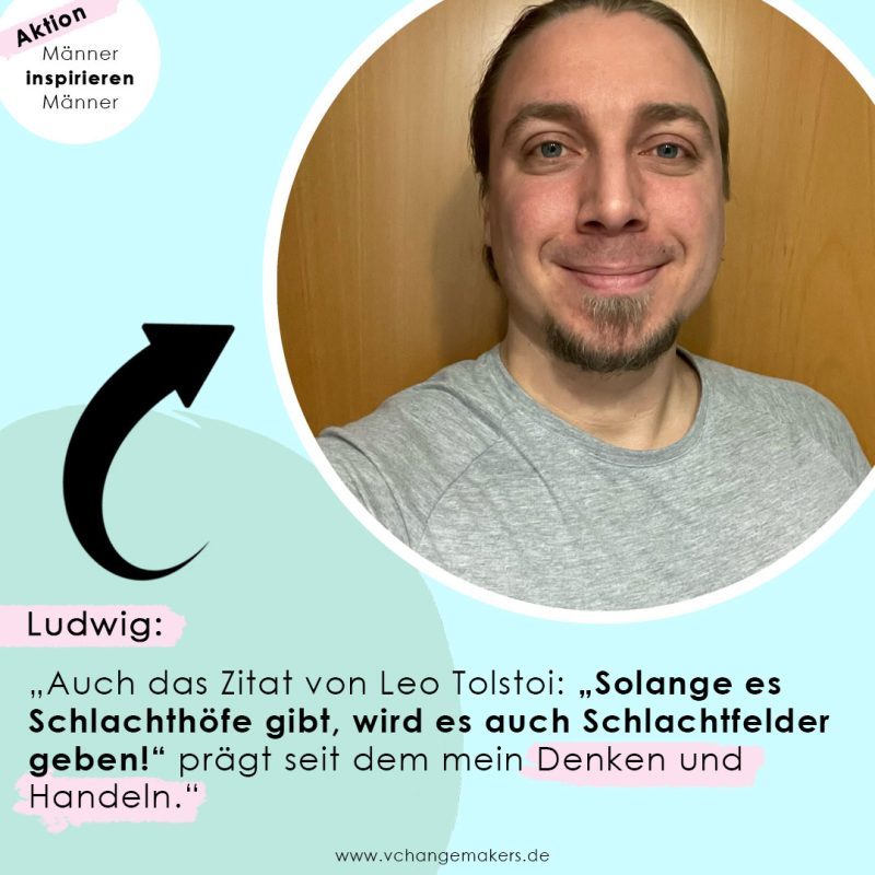 Lest wie Ludwig als Fleischliebhaber zum Veganismus fand und wie er mit Kritik umgeht und welcher Gedanke ihm dabei hilft die typischen Anti Veganer Sprüche auszuhalten.