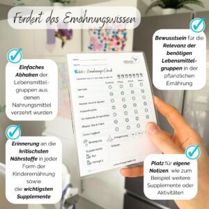Kids Ernährungs-Check vegane Kinder Punkte