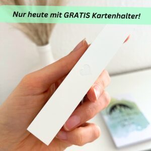 Kartenhalter weiß Kraftfunken set